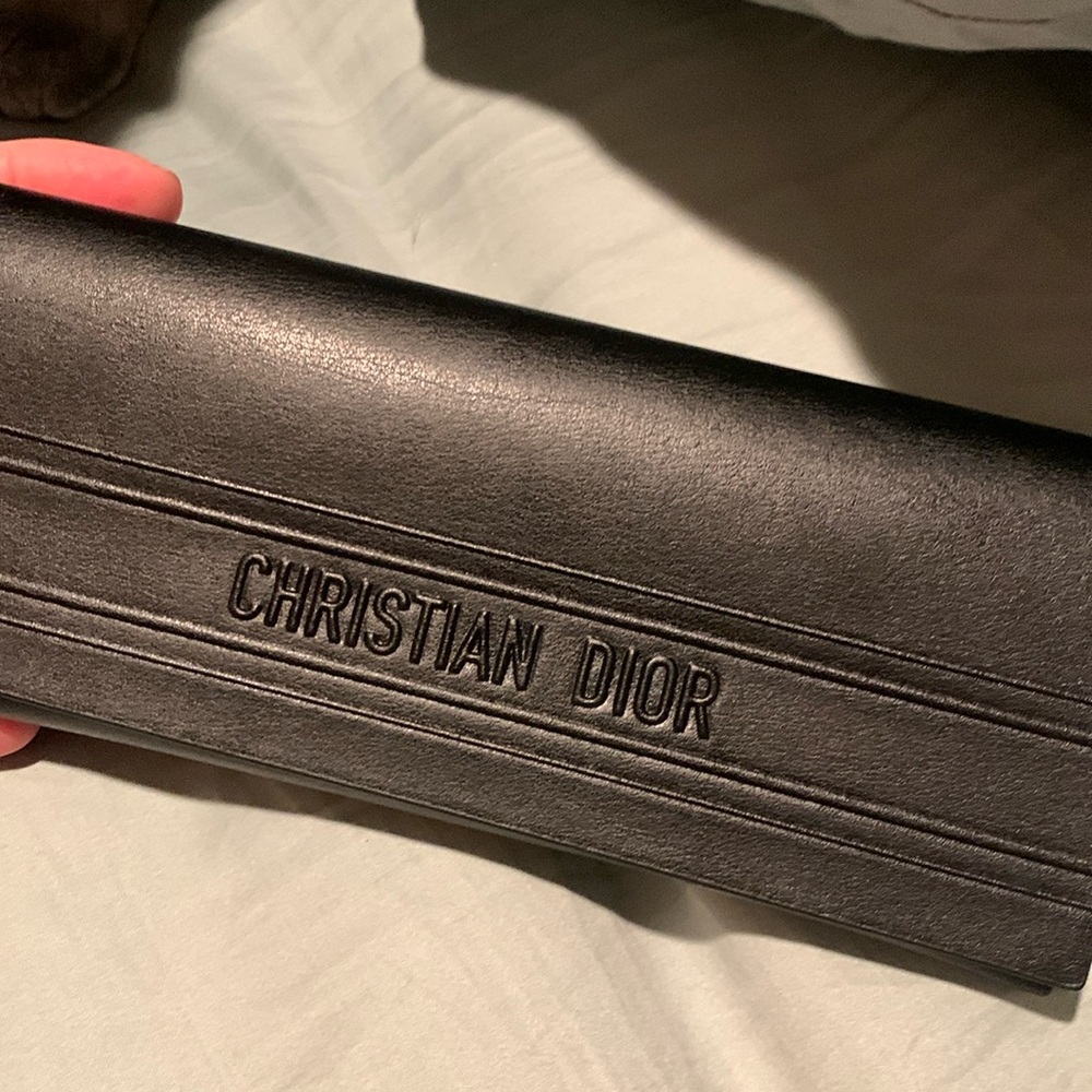 Brand new leather magnetic authentic Christian Dior glasses case. Must have!